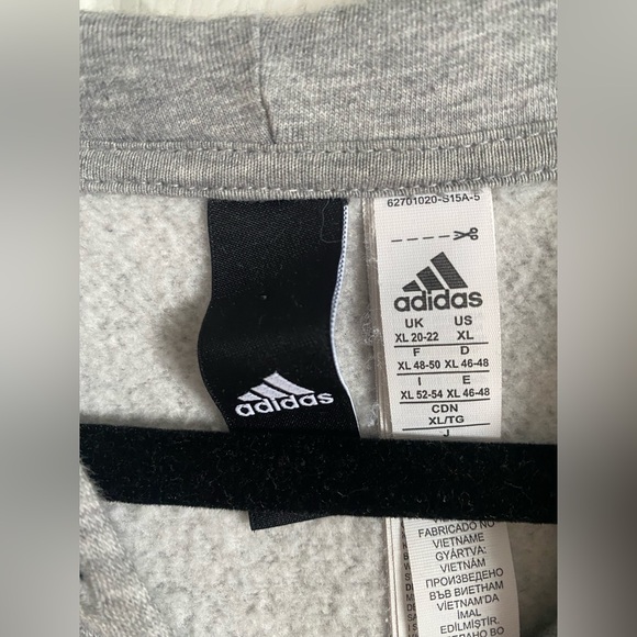 Grey Adidas Hoodie - Picture 3 of 3
